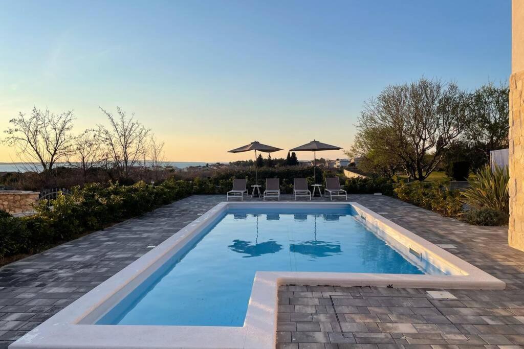 Villa Katarina - Grosser Pool Beheizt - Meerblick Vrsi Zewnętrze zdjęcie
