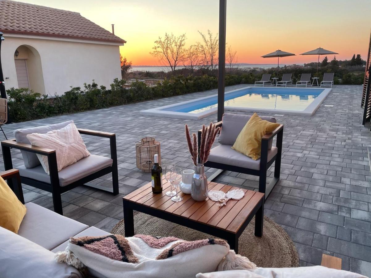 Villa Katarina - Grosser Pool Beheizt - Meerblick Vrsi Zewnętrze zdjęcie